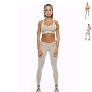 Saski Nude Mid Waist Leggings 💕